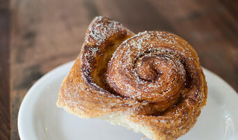Morning bun at Tartine Bakery in San Francisco.