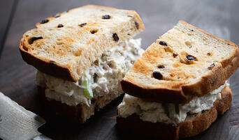 Chicken Salad Sandwich on Rosemary & Zante Currant Milk Bread