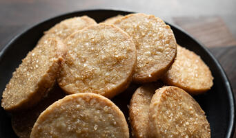 Bowl of Coconut French Sables