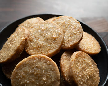 Bowl of Coconut French Sables