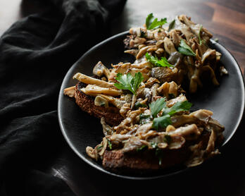 Gjelina's Mushroom Toast from their cookbook of the same name.